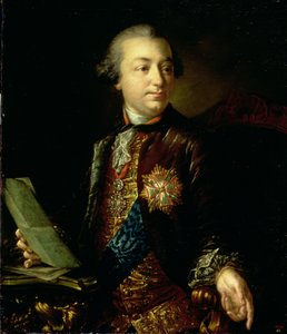 Retrato de Iván Ivánovich Shuvalov (1727-97) Presidente de la Academia de Artes